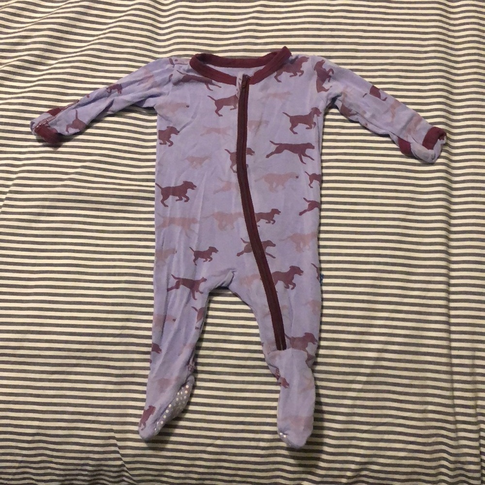 Kickee pants dog print size newborn
